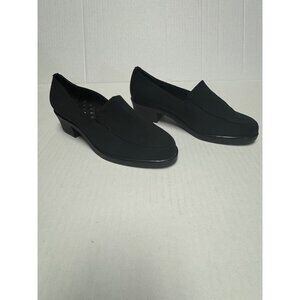 Walking Cradles Shoes Women's 5.5M Black Heeled loafers